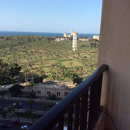 דירות אלכסנדריה Sea & Garden View At Al-Muntazh Towers - إطلاله علي البحر و حدائق قصر المنتزه מראה חיצוני תמונה